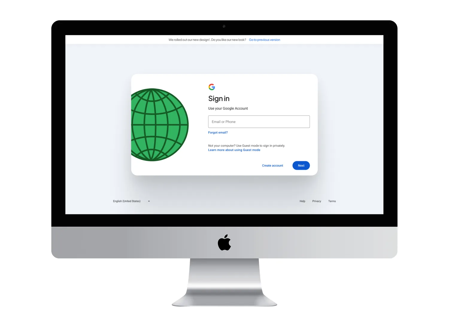 Google app hero design