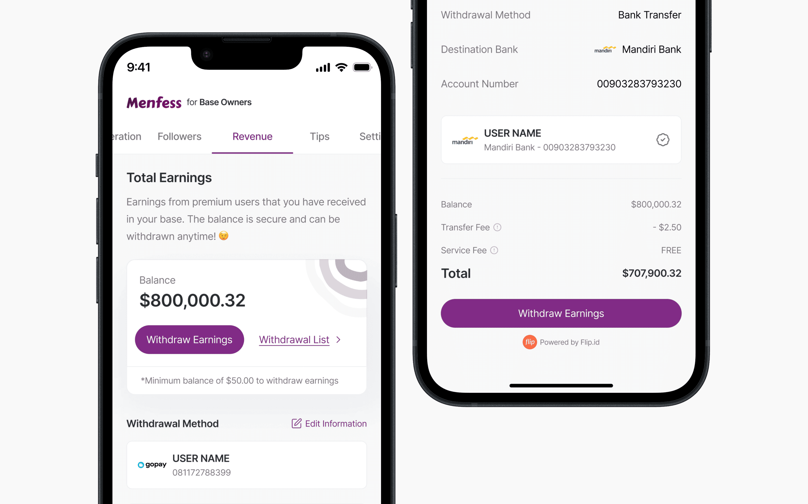 Menfess.co design